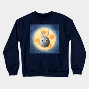 Funny Easter Bunny Eclipse Crewneck Sweatshirt